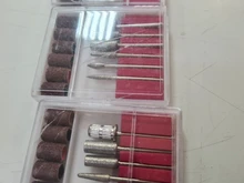 Juego de brocas para uñas, 6 uds., barra de 2,35, banda de lijado de 6,35mm, para máquina de lijado eléctrica profesional, herramientas de manicura y pedicura