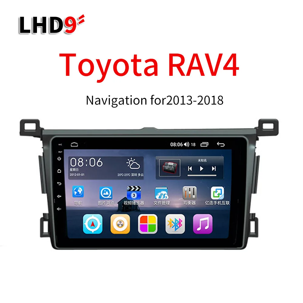 Lionet gps навигация для автомобиля Toyota RAV4 2013- 9 дюймов LT1022Y - Размер экрана, дюймов: 4G8core32G