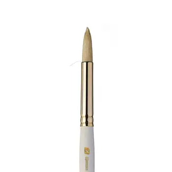 

Brush Bristle, bleached, long handle, round No. 7