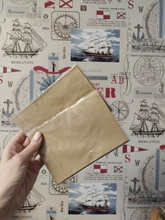 20 unids/lote negro blanco rojo sobres de papel Kraft Vintage estilo europeo sobre para tarjeta de invitación