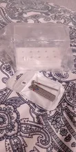 Caja de almacenamiento clara de 10/20/30 ranuras para limas de uñas, contenedor para accesorios de uñas