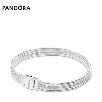 

Pandora bangle bracelet Reflexions with chain soft weave original