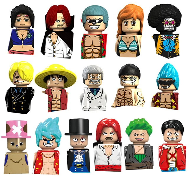 One Piece Blocks Action Figure, Lego One Piece Minifigures