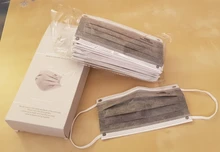 20 unids/caja CE Kn95 5 capas FFP2 cara máscara de carbono activado polvo respirador para la protección a prueba de polvo mascarilla fpp2 homologada