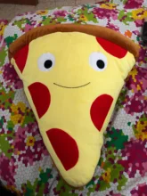 Almohada de patatas fritas de 30/50cm para niños, juguete de peluche suave de comida, Pizza, regalo de Navidad para niños, muñeco de decoración Kawaii, regalo de San Valentín