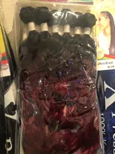 Mechones de pelo sintético de onda Natural, mechones rizados con cierre, extensiones de cabello ombré de fibra resistente a altas temperaturas, 4/6 Uds.