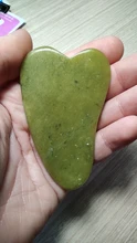 Rodillo de piedra de Jade Natural para masaje Facial, masajeador de gua sha, rascador, herramientas adelgazantes de belleza, relajación de la piel