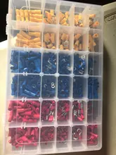 Ring Connector Ring-Fork-Set Rolled-Terminals-Kit Lugs Electrical-Wire Insulated-Cable