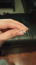 CANNER-Pendientes de plata de ley 925 para mujer, Piercing para el lóbulo de la oreja, hueso del oído, hebilla de cartílago, estilo coreano