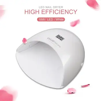 

DC 12V/2A 18W Portable Fashionable Unique Design Natural Light High Efficiency Energy-saving LED/UV Nail Lamp With An Adapter