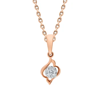 

Gold pendant with diamonds sunlight sample 585