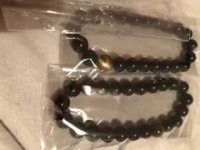 Ónix negro Natural con ojo de tigre piedra perlas pulsera de la joyería de los hombres 12 constelación de Leo los amantes pulsera Energy Balance