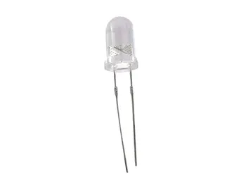 

LEDLUX LF5031R pack of 500 PCs Led F5 diameter 5mm Red color Red 600-650nm 2,0-2,2V leg short