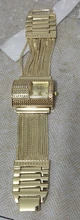 Creative-Relojes de pulsera de lujo para mujer, de marca superior, correa de acero dorado, resistente al agua, 2021