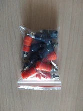 Amplifier Terminal Post Connector-Binding Jack-Mount Banana-Plug Black JS-910B 5-Red-5