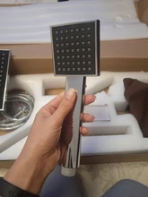 Shower-Mixer Faucet Wall-Mount Bath Rainfall Uythner Chrome/black Spout with Rotate-Tub