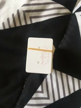 Soporte de exhibición para pendientes, caja de embalaje de cartas con logotipo personalizado, Color marrón, blanco y negro, de papel Kraft, 4 tamaños, 100 Uds.