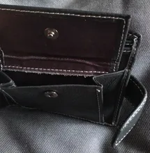 Billetera de cuero genuino con Clip para hombre, billetera pequeña de piel de vaca, monedero bolsa de monedas, 2020
