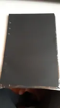 Cuaderno A5A6A7 de 6 agujeros, libreta de hojas sueltas, negra, hecha a mano, páginas interiores, papelería, suministros escolares y de oficina