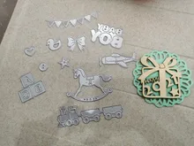 Cutting-Dies Craft Diy Scrapbooking Creative-Decoration Handmade Metal Horse QITAI BABY