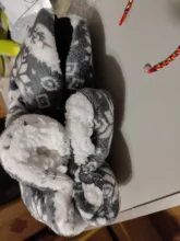 House Slippers Floor-Shoes Flip-Flops Christmas Winter Fur Plush Warm Cotton Indoor Fourrure