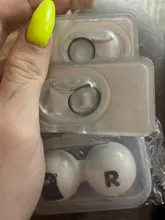 EASYSMALL lentes de contacto para los ojos de color gris lente de contacto anual hermoso alumno grado potencia 2 unids/par receta