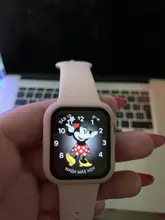 Vidrio + para Apple Watch Serie 6 5 4 3 SE 44mm 40mm watch cuero, iWatch 42mm 38mm Protector de pantalla + cubierta de apple Watch Accesorios