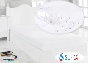 

SUEDA Waterproof 90x190+30 cm Mattress Protector Fitted– Waterproof Fitted – Protected Sheet - 100% Cotton – Breathable