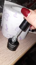MIZHSE-esmalte de uñas en Gel UV, barniz de uñas semipermanente brillante en 6 colores, 10ML