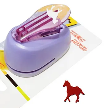 

Free shipping Animal Hole Puncher Scrapbooking Horse Shaped Paper Cutter Scrapbook Embossing Machine Decorative Craft Punch