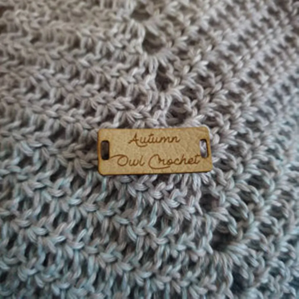 

Custom Cork Leather Labels,Personalised Faux Leather labels. leather labels,leather tags for crochet