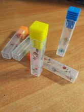 Caja de almacenamiento de brocas de acrílico, recipiente de exhibición de soportes vacíos, cortador de carcasas de uñas para fresadora, accesorios de manicura, BE867