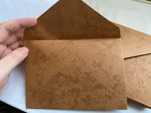 (10 unids/lote) 11,3x16,2 cm Vintage especialidad de papel 120G resistente al desgaste postal sobre para tarjeta de invitación