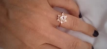 Anillo de oro blanco con diamantes