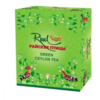 

Real Tea "Paradise Birds", Green, 100 bags