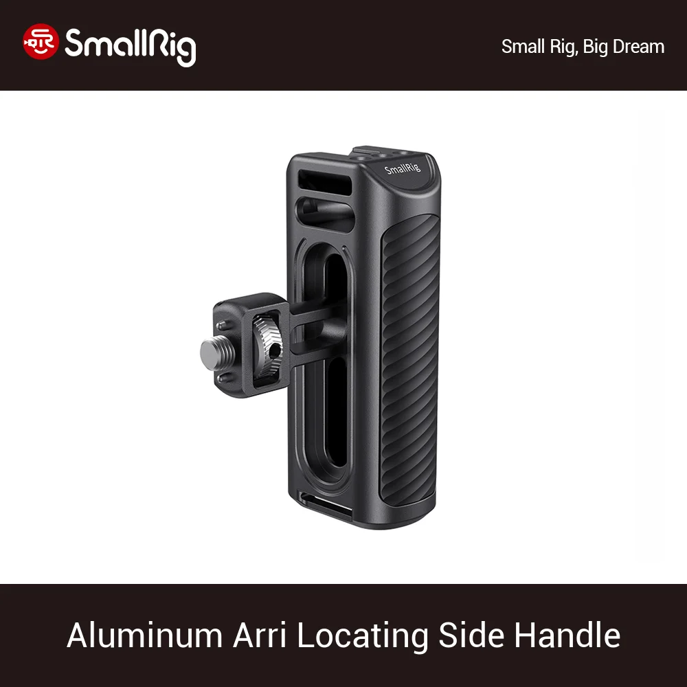 HSS2425 SmallRig Universal Aluminum Side Handle with Mounting Holes /& Cold Shoe