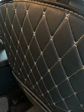 Almohadilla antibarro de cuero PU para coche, Protector de asiento trasero impermeable, Universal, con bolsa de almacenamiento