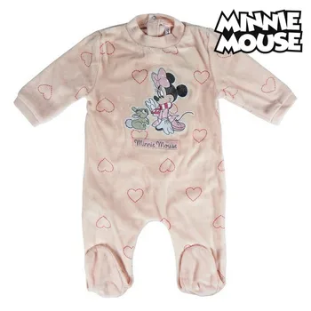 

Baby's Long-sleeved Romper Suit Minnie Mouse 74660 Pink
