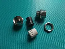 Cable impermeable glándula IP68 chapados en níquel latón 1/4 3/8 1/2 3/4 1 BSPP/NPT Macho tamaño 30 para 3-6,5mm 4-8mm Cable