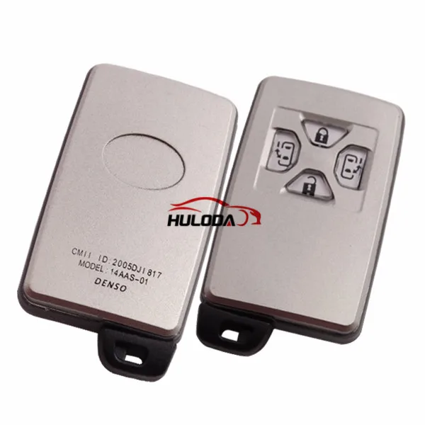 

For Toyota 4 button remote key shell with key blade