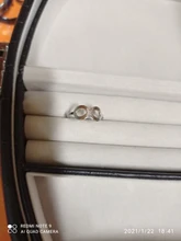 DOTIFI 316L anillo de acero inoxidable, Coreano Simple dulce creativo grande 8 palabra compromiso anillo de boda, joyería E1