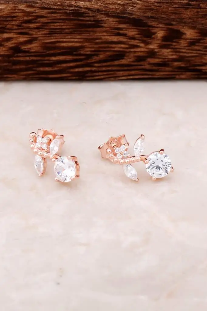 

Rose Silver Ivy Design Earrings 4334 High Quality Hand Made Original Filigree Silver Jewellery Gift for Women