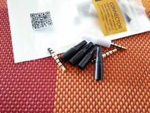 Headset-Plug Jack-Adapter-Connector Stereo Black 4-Pole iPhone New 10pcs for Outlet White