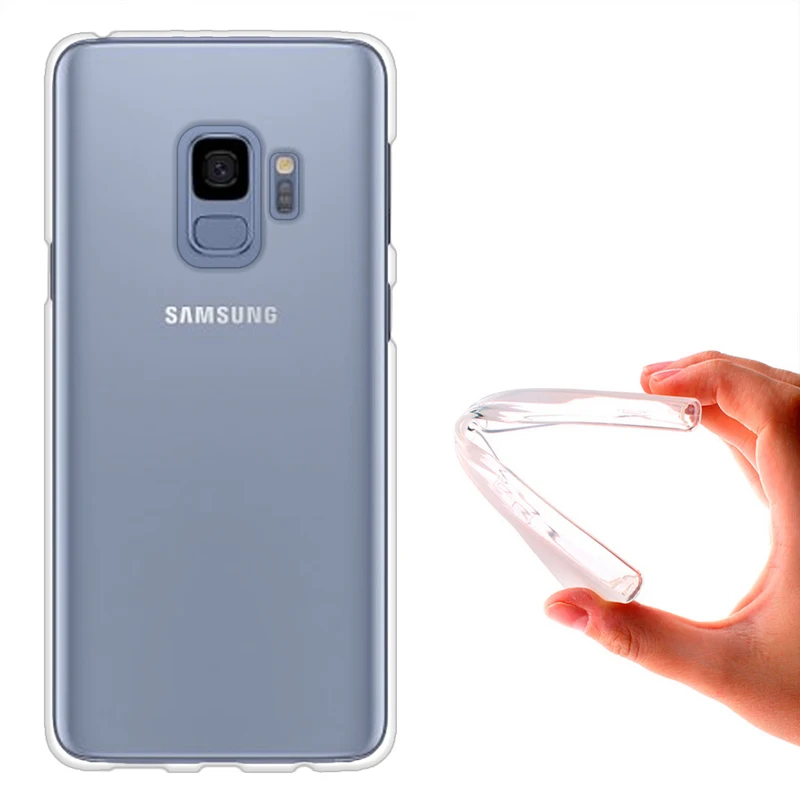 Прозрачный чехол-подставка из ТПУ для samsung S9