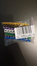 100/150pcs/lot Cable Markers Colourful C-Type Marker Number Tag Label For 2-3mm Wire