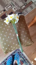 Flower Bouquet Wedding-Scene-Decor Artificial-Narcissus Desktop Daffodil Home-Decoration