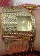 Creative-Relojes de pulsera de lujo para mujer, de marca superior, correa de acero dorado, resistente al agua, 2021