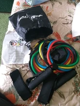 Juego de bandas de resistencia de 17 uds, tubos expansores, banda de goma para entrenamiento de estiramiento, terapia física, gimnasio en casa, elástico de entrenamiento, cuerda de tracción