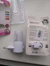 Bedside-Lamp Wall-Lamp Led-Night-Light Eu-Plug Energy-Efficient 3W Emergency Leds 4