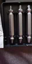 Juego de brocas para extraer tornillos dañados, herramientas de demolición, Extractor de tornillos pelados, fácil de quitar, 6 uds.